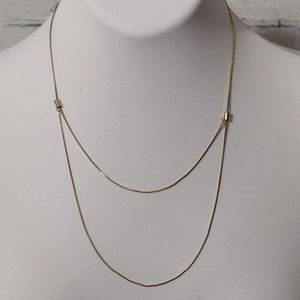 Adjustable Cobra Chain Necklace 18 to 28 Inch